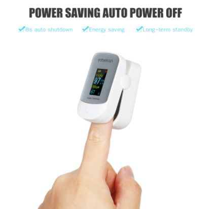 Oxímetro de dedo, ecrã a cores com ECG, NOVO