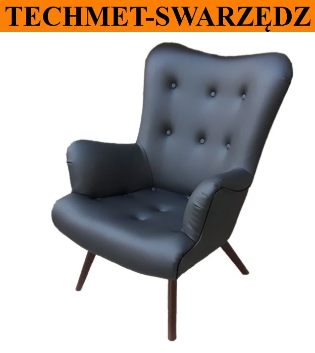 Fotel Uszak New 100% Skóra naturalna Premium SWARZĘDZ