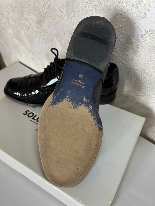 Лаковані туфлі дербі Solo Femme