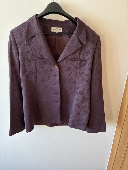 Blazer Cinoche cor de ameixa escuro novo