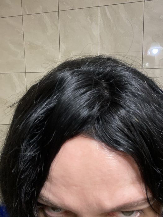 Перука ( парик) з натурального волосся зі стрижкою