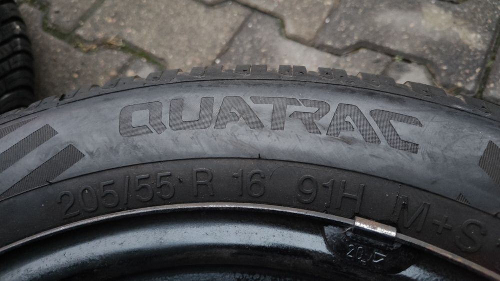 4x koła stalowe 16 Volvo C30 S40 V50 V40 Vredestein Całoroczne 205/55R16