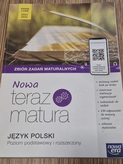 Nowa teraz matura j.polski podstawowy i rozszerzony