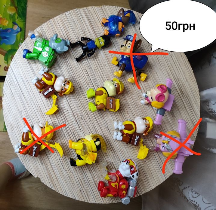 Іграшки щенячий патруль