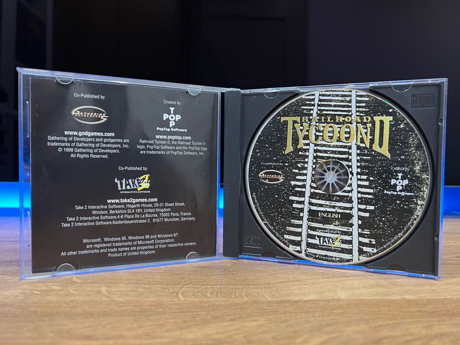 Railroad Tycoon II 2 gra (PC EN 1998) Jewel Case premierowe wydanie