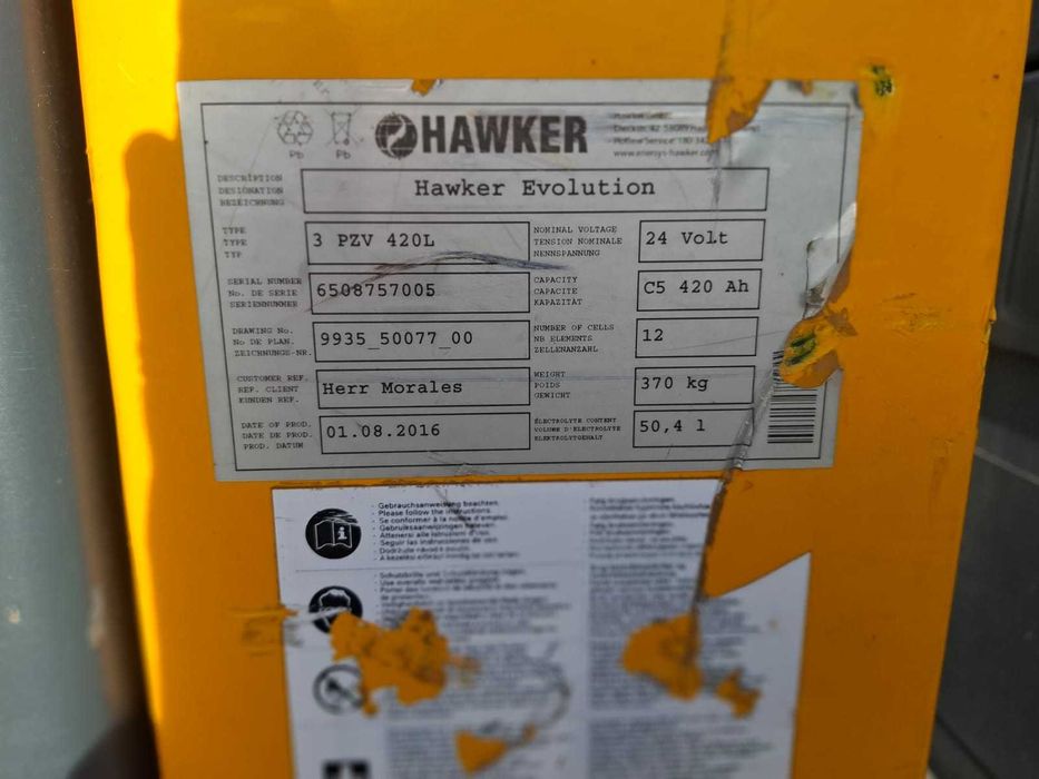 Paleciak elektryczny z platformą Jungheinrich ECE 20 – 2016 r.