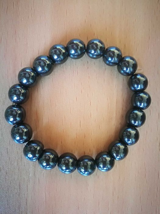 Komplet kolekcjonerskich bransolet hematyt