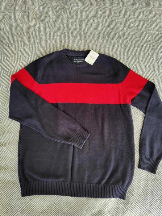 Фирменный мужской хлопковый свитер C&A, р.L