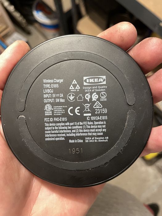 Ładowarka bezprzewodowa Ikea