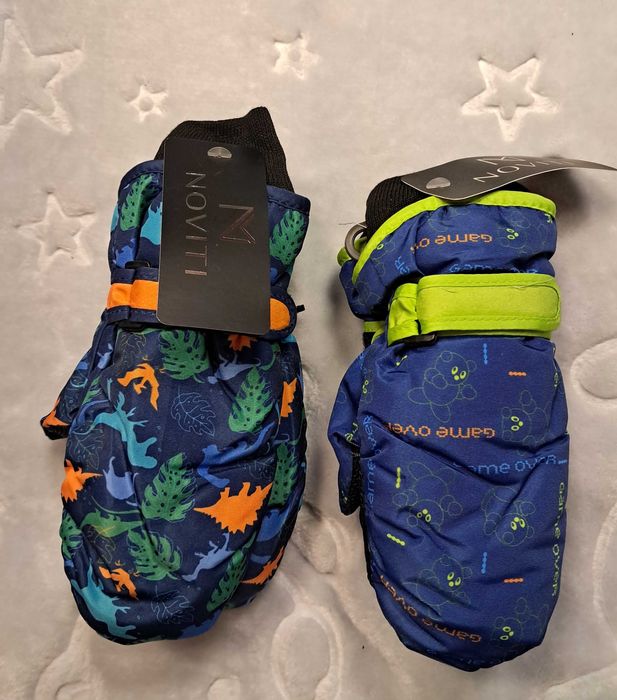 Rękawiczki narciarskie chłopięce , nowe, rozm.14