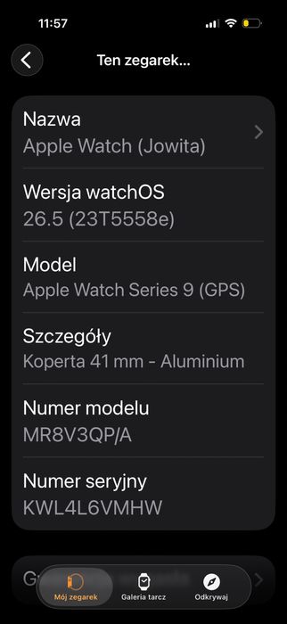 Apple Watch 9  41 mm