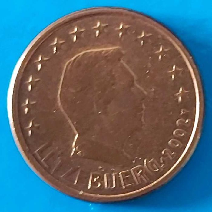 2002 Luxembourg 1-cent Coin