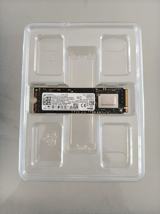 Combo 2 SSDs M.2 NVMe PCIe Gen3 x4 (Micron 256GB + PNY CS1030 500GB) – Perfeito Estado