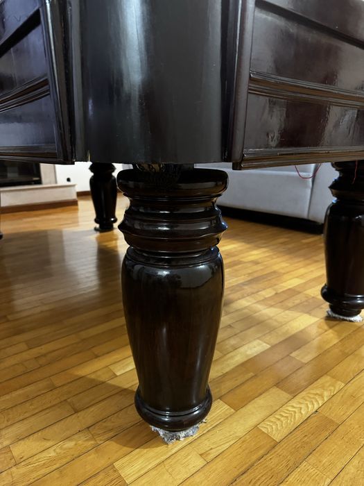 Mesa de bilhar clássica premium | Ardósia e pano profissional