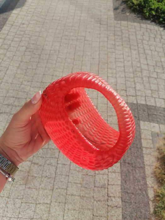 Plastikowy koszyk dla lalek prl
