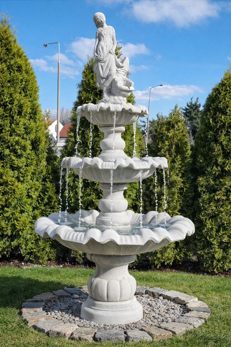 PROMOCJA - FONTANNA OGRODOWA Producent + Dostawa + Pompa + LED