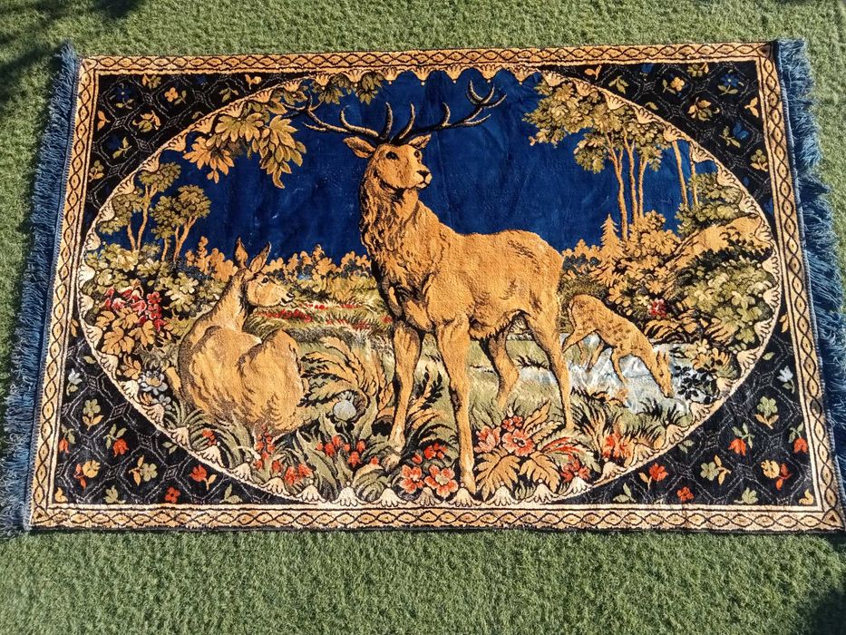 Peça de arte em tapeçaria anos 60