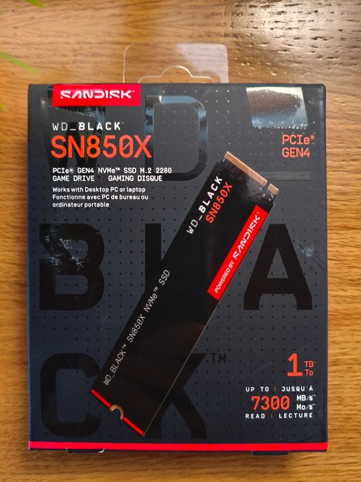 SanDisk WD Black SN850X – NOVO, com GARANTIA!