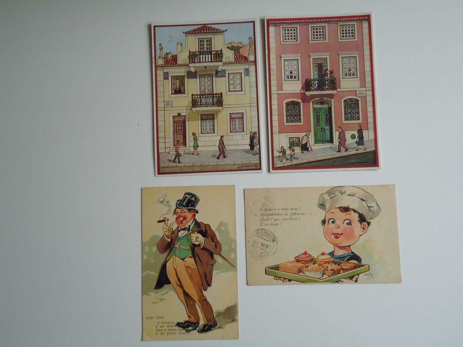 vendo postais humoristicos