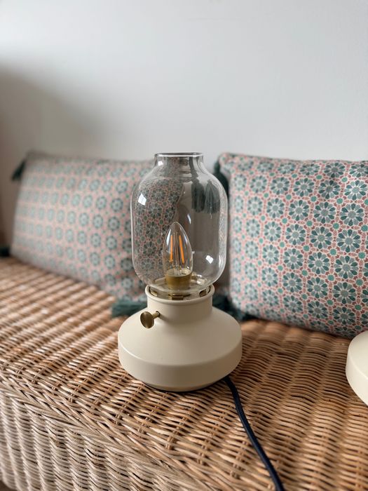 Conjunto de 2 candeeiros IKEA TÄRNABY com cúpula de vidro