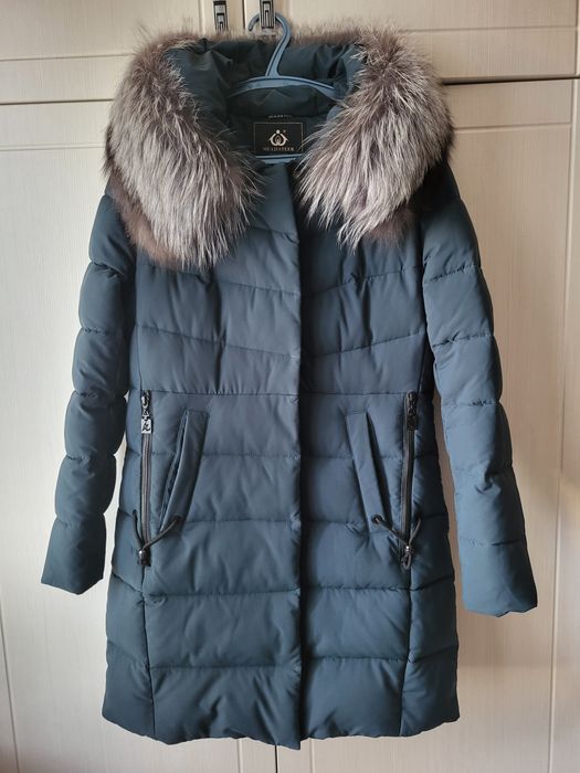 Зимняя куртка MEAJIATEER с натуральным мехом, размер 44