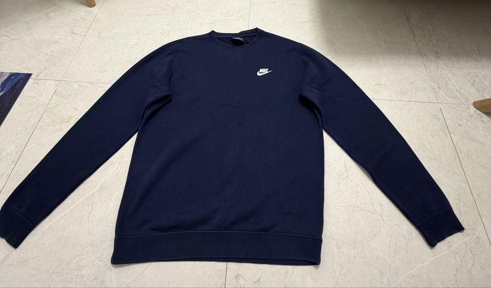 Свитшот Nike на флисе Темно синий (оригинал)