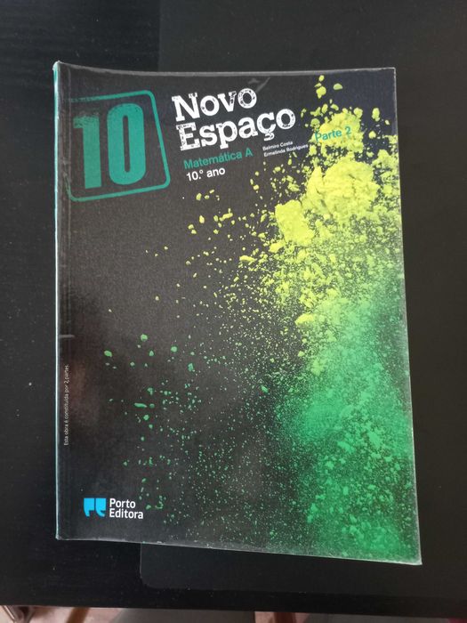Livro de matemática 10º ano - Novo Espaço Parte 1&2 + Caderno Prático