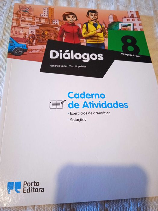 Caderno de Atividades Diálogos Português 8° ano como novo