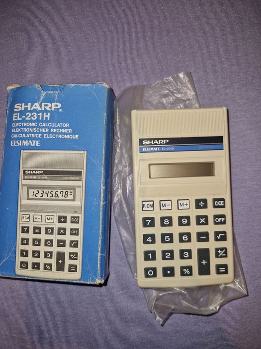 Stary kalkulator sharp el-231h