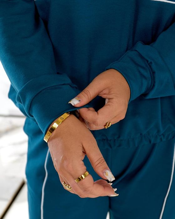 Жіночий демісезоний трикотажний спортивний костюм кофта худі штани