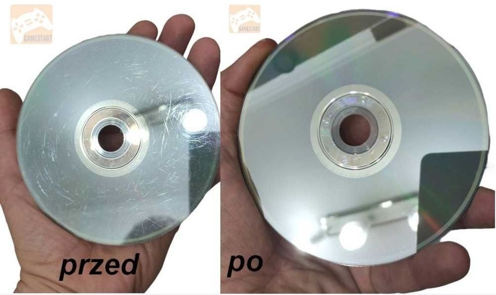 Regeneracja płyt CD DVD BLU-RAY gry muzyka filmy dane regeneracja