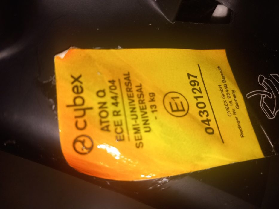 Ovo  isofix cybex  aton q