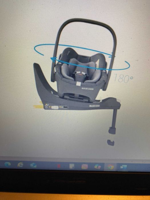 Cadeira Auto (Ovo) Maxi Cosi Pebble 360 cinzento
