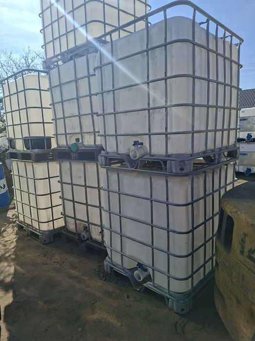 Zbiorniki 1000l mauser na wodę mauzer