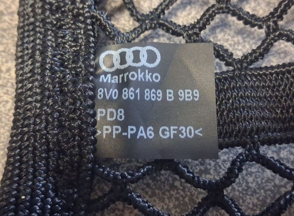 Oryginalna siatka bagażnika Audi a3 a4 a5 Q3 Q5