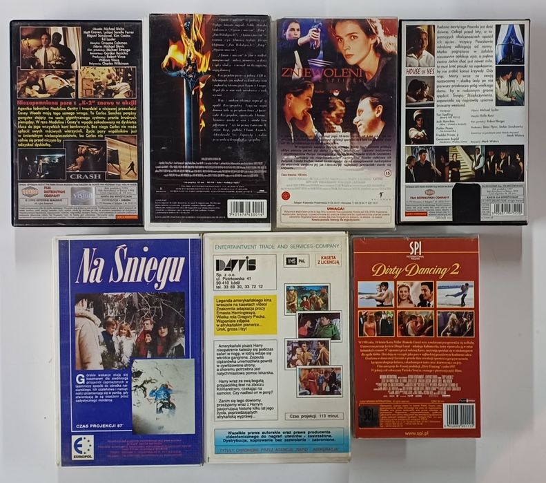 Kasety VHS z filmami