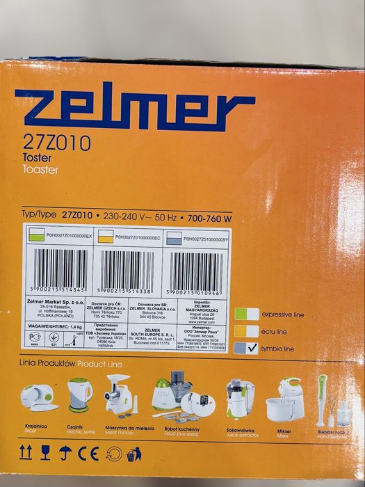 Toster Zelmer  27Z010