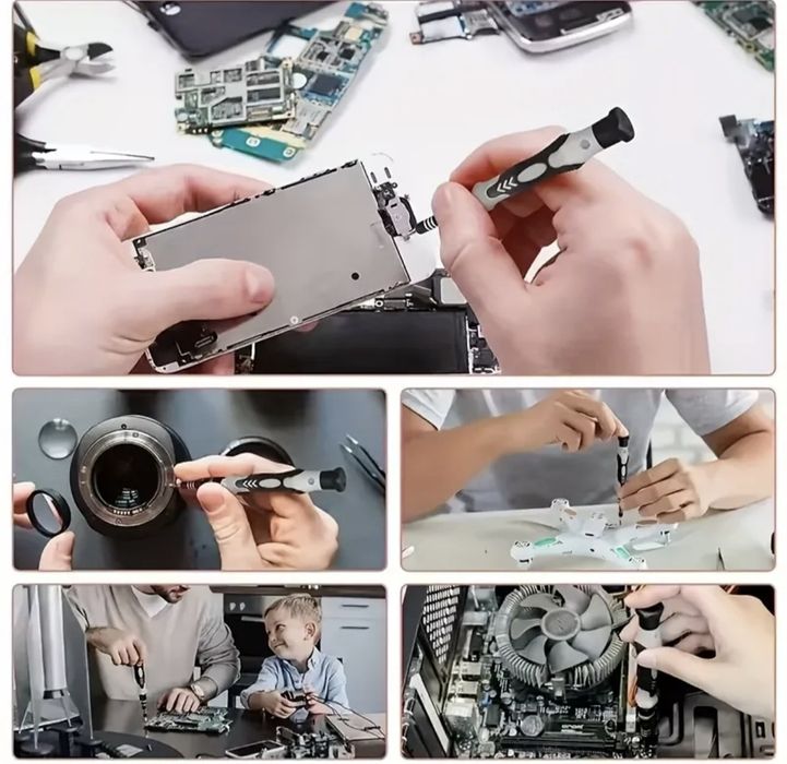 Набор прецизионных отверток 115в1 - Идеальный инструмент для ремонта!