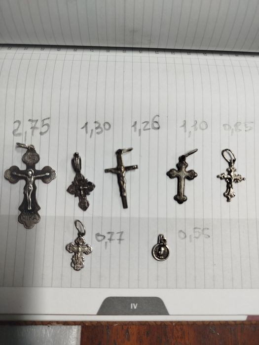 Срібні хрестики б/у