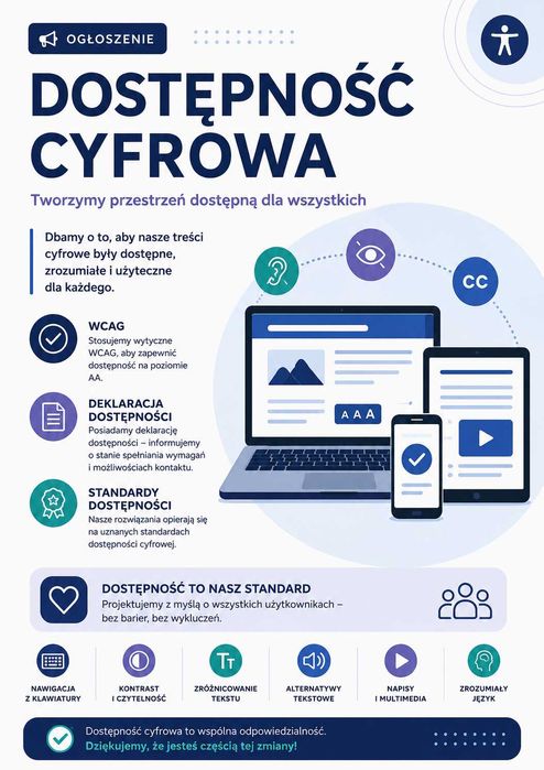 Audyty Dostępności Stron Internatowych  w ramach standardu WCAG