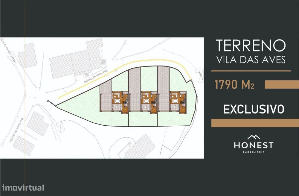 Terreno para Construção, no centro de vila das Aves