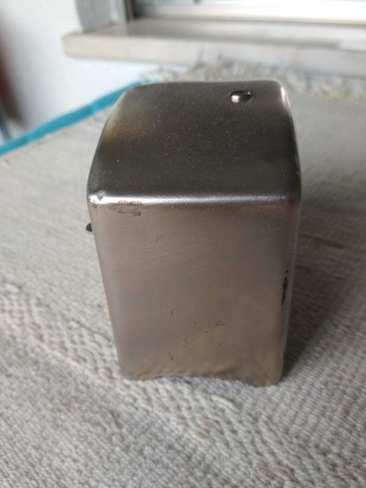Antigo relógio de cabeceira francês de latão, art deco bayard vintage