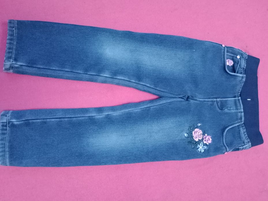 Дитячі теплі штани для дівчинки