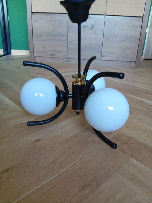 Żyrandol/ Lampa wisząca potrójna kule