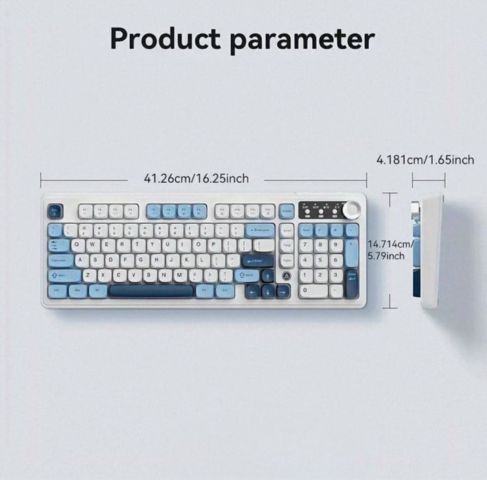 ‼️AJAZZ AF98 Plus бездротова мембранна клавіатура‼️