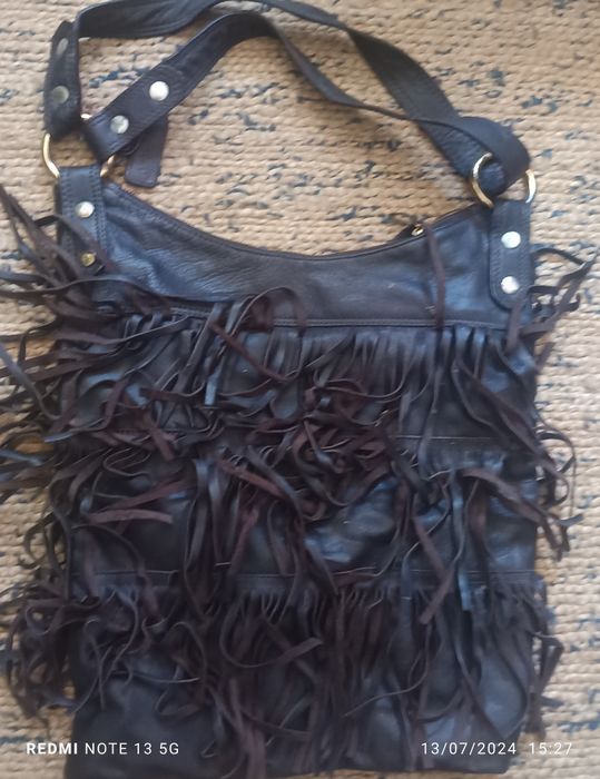 Mala Zara em pele caetanha