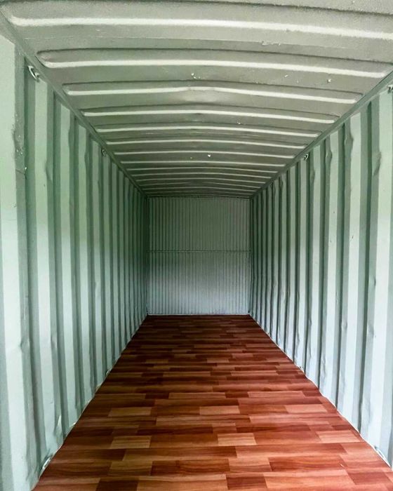 Contentor Marítimo 12 metros - Altura Extra - Dividido em 2 boxes