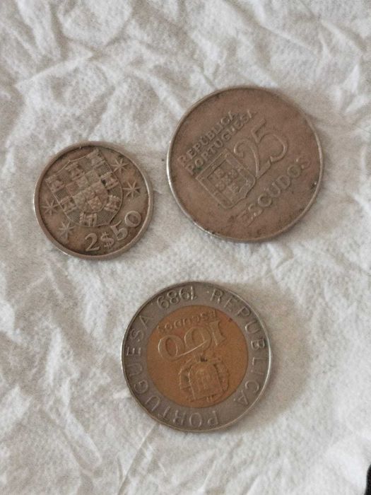 Moedas antigas portuguesas da república