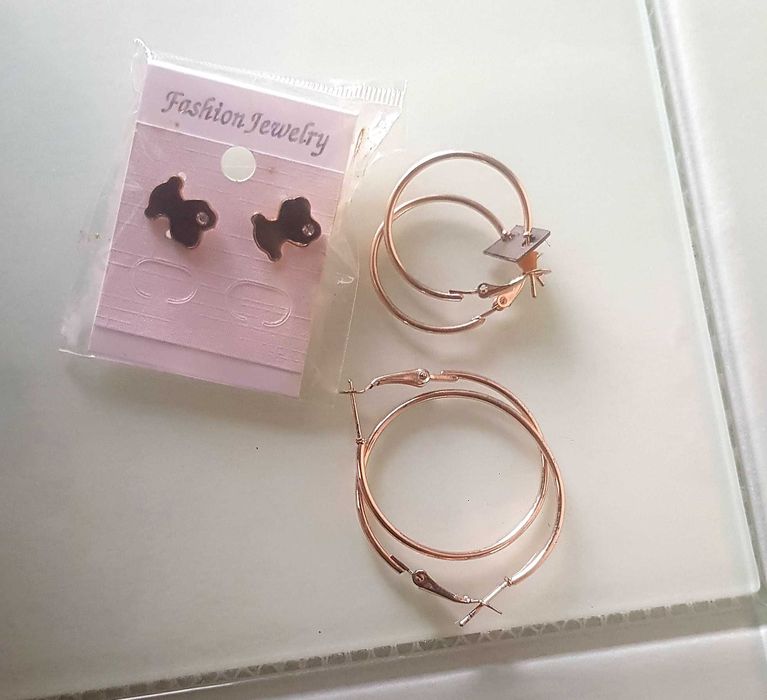 Kolczyki nowe złote x3