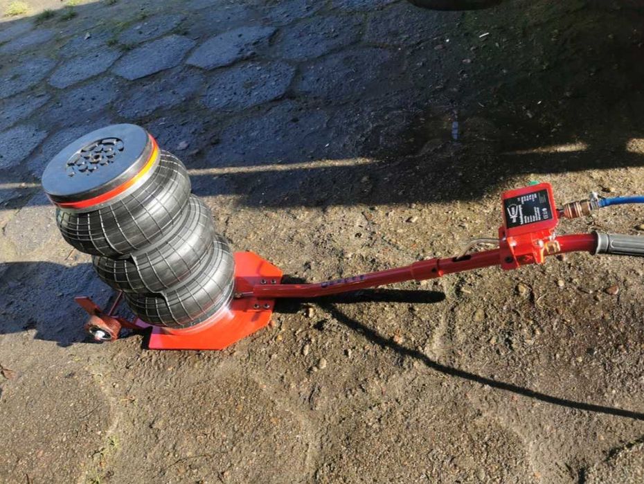Podnośnik Warsztatowy Pneumatyczny 3.5T Bałwanek Wulkanizacja